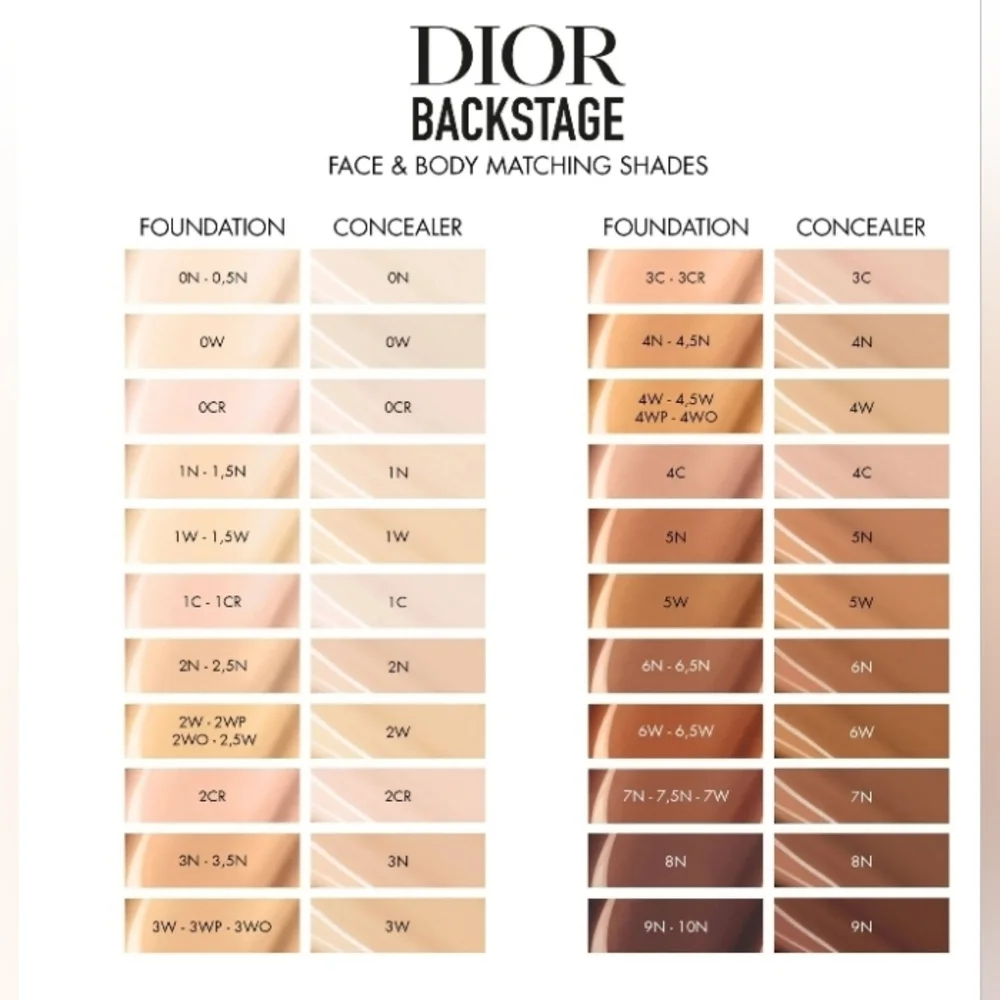 Christian Dior Backstage Face & Body Foundation In 4wo.